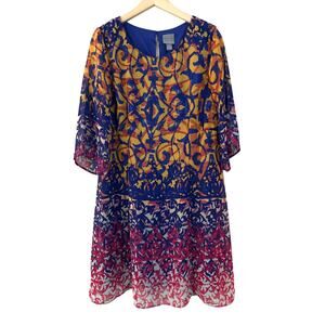 Rabbit Rabbit Rabbit Designs Women's 16 Knee Length Vibrant Colored Dress